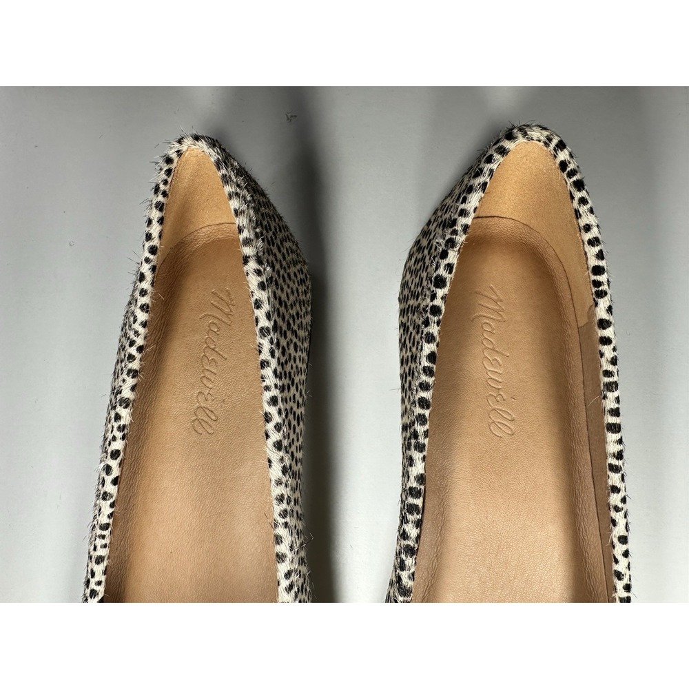 Madewell The Adelle Womens Ballet Flat in Spot Dot Calf Hair Size‎ 7 - Picture 3 of 10